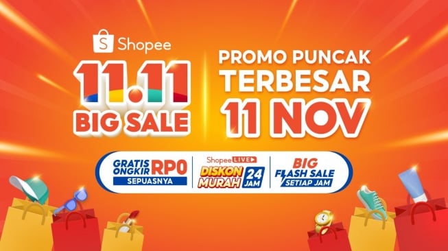 Dimeriahkan JKT48 hingga Happy Asmara, Mari Habiskan Akhir Pekan di Shopee 11.11 Big Sale