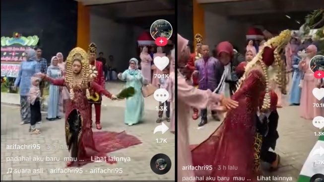 Kok Bisa? Pengantin di Banjar Kesurupan saat Resepsi Pernikahan