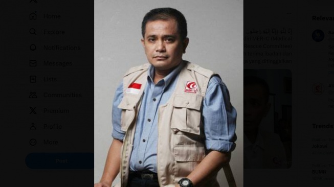 Profil Joserizal Jurnalis, Pendiri MER-C Bantu Bangun RS Indonesia di Palestina