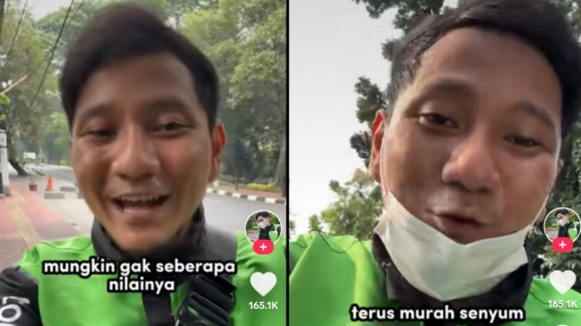 Inspiratif! Driver Ojol Ini Donasikan Penghasilannya untuk Palestina