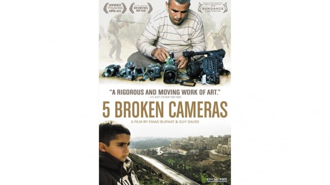 Sinopsis Film Dokumenter Five Broken Cameras, Luka Palestina dalam Sorot Lensa Kamera