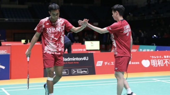 Melenggang ke 16 Besar Kumamoto Masters 2023, Kevin / Rahmat Ogah Terlena