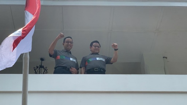 Jelang Pengambilan Nomor Urut di KPU, Anies-Cak Imin Kumpul di Rumah Pemenangan Jalan Diponegoro