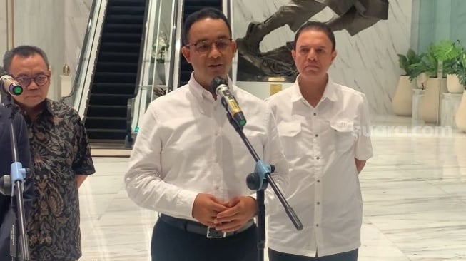 Temui Surya Paloh di NasDem Tower, Anies dan Kapten Timnas AMIN Ngaku Dapat Strategi Baru untuk Menang