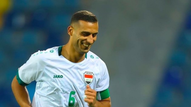 Ali Adnan, Bek Tangguh Timnas Irak yang Punya Skill Lemparan ke Dalam Mirip Pratama Arhan