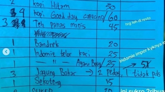 Heboh Wisatawan Bagikan Harga 'Ngetok' di Warung Puncak, Kopi Saset Rp 15 ribu