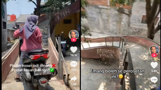 Hidup Sudah Capek, Jalan Menuju ke Kos Malah Seperti Ini, Ekstrem Banget