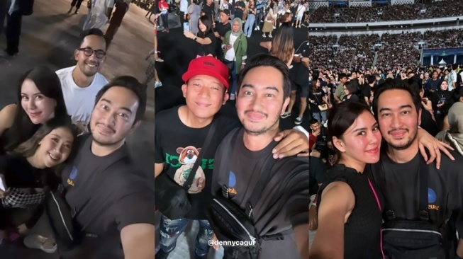 Potret Artis Nonton Coldplay (Instagram/@ritchieismail)