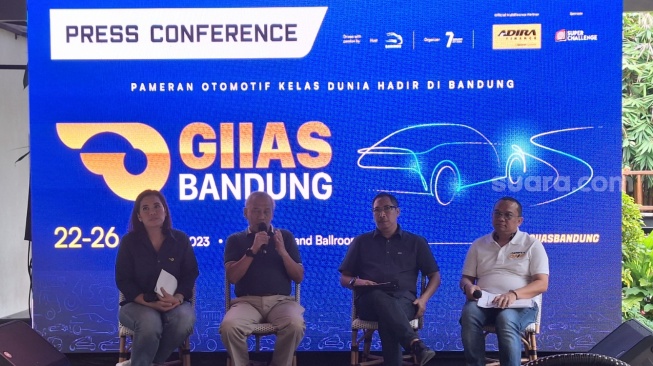 Pangsa Otomotif Jabar Tertinggi Jadi Alasan GIIAS The Series 2023 Dihelat di Bandung (Suara.com/Rahman)
