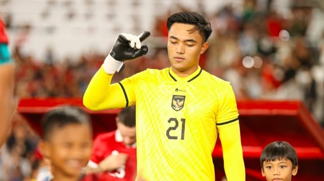 Kiper Timnas Indonesia, Ernando Ari. (Dok. PSSI)