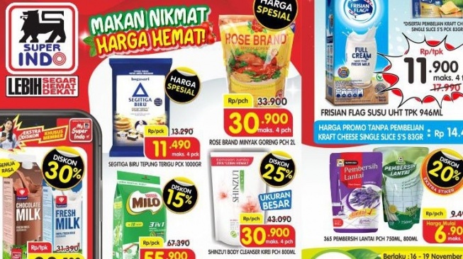 Superindo Masih Gelar Promo Harga Hemat di Tanggal Tua