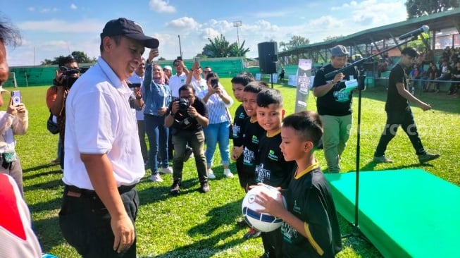 Coaching Clinic Anak Usia Dini, Cara Pegadaian Munculkan Penerus Pemain Timnas