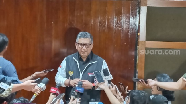 Sekjen PDIP Hasto Kristiyanto. (Suara.com/Yaumal)