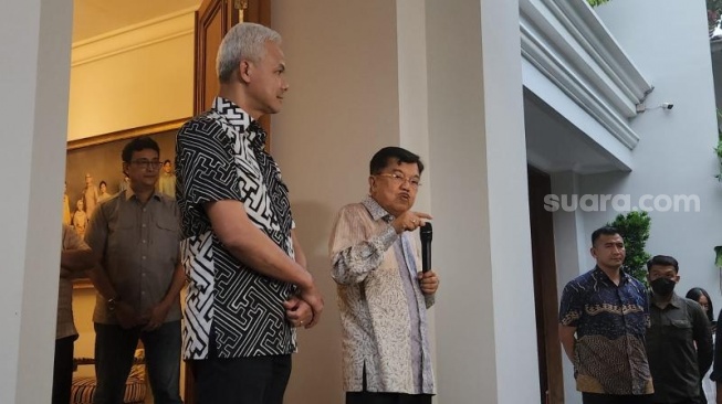 Disambangi Ganjar di Kediamannya, Jusuf Kalla: Kita Bahas Kondisi Negara