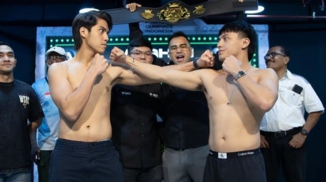 El Rumi vs Jefri Nichol at Superstar Knockout (Instagram/superstarknockout)