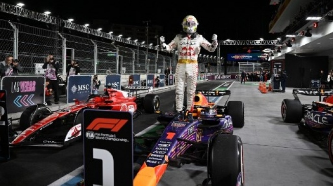 Hasil F Gp Las Vegas Max Verstappen Cetak Kemenangan Ke Musim Ini