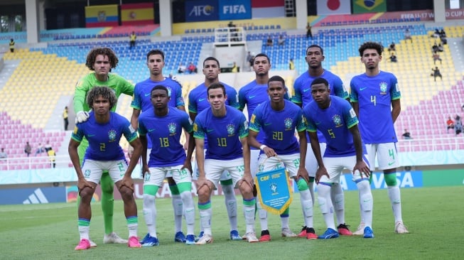 Hasil Piala Dunia U-17 2023: Hajar Ekuador 3-1, Brasil ke Perempat Final