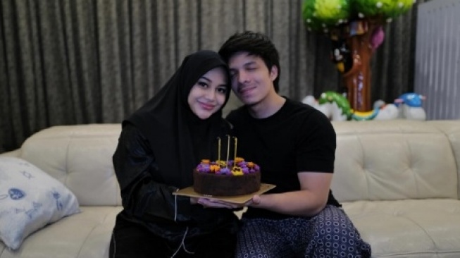 Atta Halilintar merayakan ulang tahun Aurel Hermansyah [Instagram]