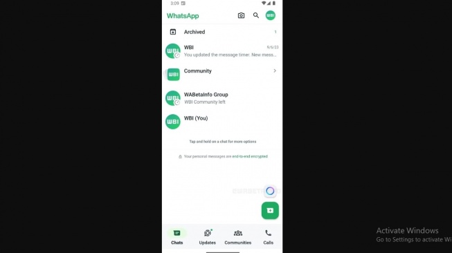 Fitur baru WhatsApp, Chatbot AI. [Gizmochina] 