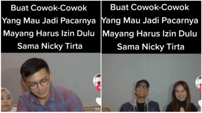 Disebut Kakak Paling Sayang ke Mayang, Ekspresi Nicky Tirta Jadi Sorotan