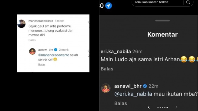 Asnawi santai dihujat netizen (TikTok @fujinawi14lovers)