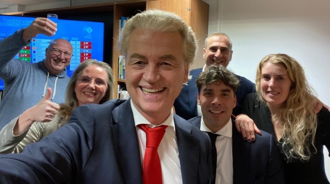 Geert Wilders, who is known as an anti-Islam politician, has a big chance of becoming Prime Minister of the Netherlands after his party PVV wins in the November 2023 elections. (Twitter/Geert Wilders)