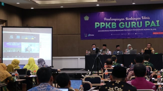 Bimbingan Teknis Program Pengembangan Keprofesian Berkelanjutan (PPKB) Guru Pendidikan Agama Islam [Dok. Kemenag]