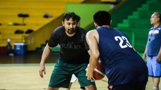 Manajer Tim Pelita Jaya Bakrie Jakarta Adhi Pratama Prasetyo Putra. ANTARA/HO-IBL