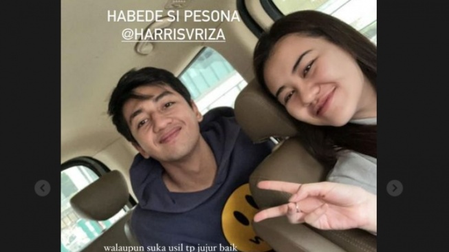 Aaliyah Massaid beri ucapan selamat ulang tahun untuk Harris Vriza (Instagram)