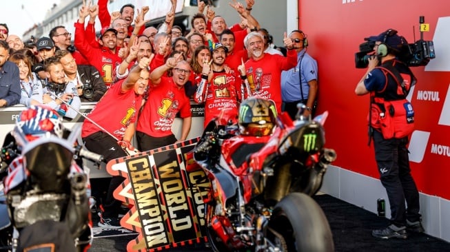 Fransesco Bagnaia Kunci Gelar MotoGP 2023, Ducati Sekaligus Tegaskan Dominasi di Ajang Balap Dunia