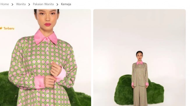 Outfit Aaliyah Massaid di acara ulang tahun Rayyanza (Zalora.co.id)