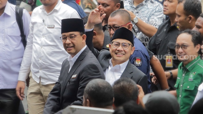 Elektabilitas Anies-Cak Imin Salip Ganjar-Mahfud Di Survei Litbang Kompas, Timnas AMIN: Tanda Pilpres Dua Putaran