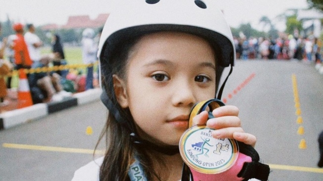 Momen Gempi Lomba Sepatu Roda Tingkat Nasional. (Instagram/gadiiing)