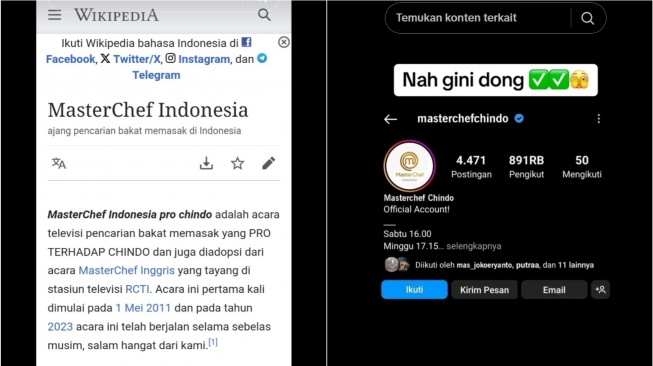 MasterChef Indonesia diubah menjadi MasterChef pro Chindo (TikTok/@thatsnotlovely)