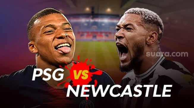 Link Live Streaming PSG vs Newcastle United, Liga Champions 29 November