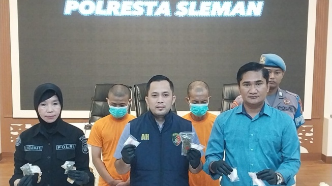 Edarkan Ganja dan Pil Sapi di Sleman Lewat Medsos, Dua Pemuda Dicokok Polisi