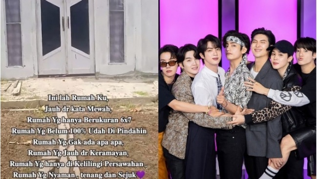 ARMY Next Level! Wanita Ini Pamer Rumah Berkonsep BTS, Semua Serba Ungu