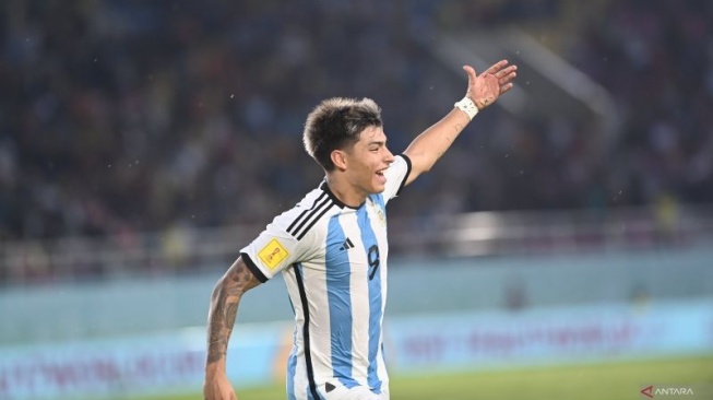 Mesin Gol Timnas Argentina Agustin Ruberto Sabet Sepatu Emas Piala Dunia U-17