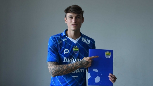 Pemain baru Persib Bandung, Stefano Beltrame. (Dok. Persib)