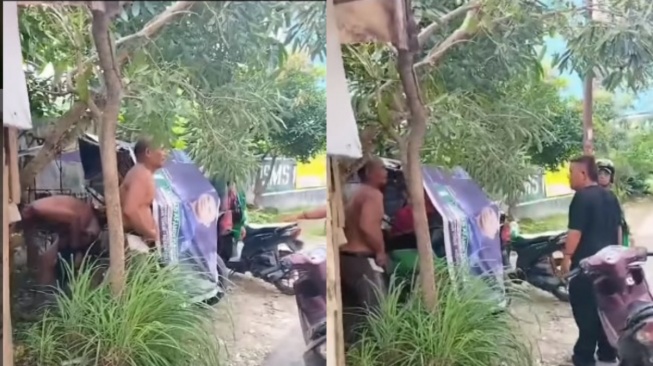 Viral Becak Goyang di Medan, Ternyata Dua Bapak-bapak Asyik Berhubungan Sesama Jenis