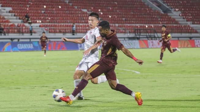 PSM Makassar vs Hai Phong pada laga kelima Grup H Piala AFC 2023-2024 di Stadion Kapten I Wayan Dipta, Gianyar, Bali, Kamis (30/11/2023). [Dok. PSM Makassar]