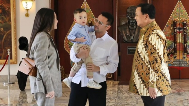 Nagita Slavina dan Raffi Ahmad Bertemu Prabowo Subianto (Instagram)