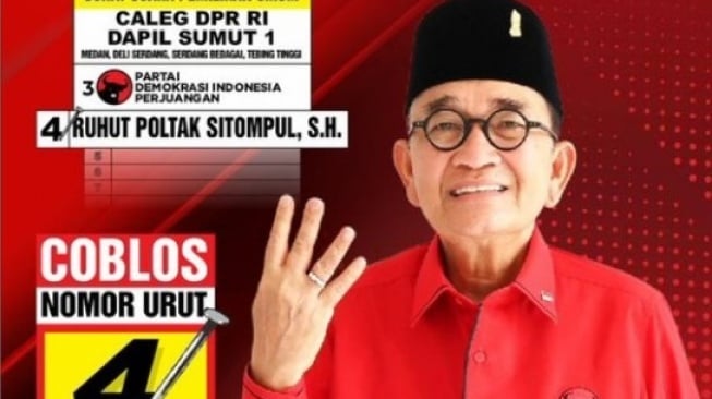 Caleg PDIP Ruhut Sitompul Mohon-mohon Agar Dipilih Warga di Pileg 2024, Komentar Netizen Malah Nyelekit