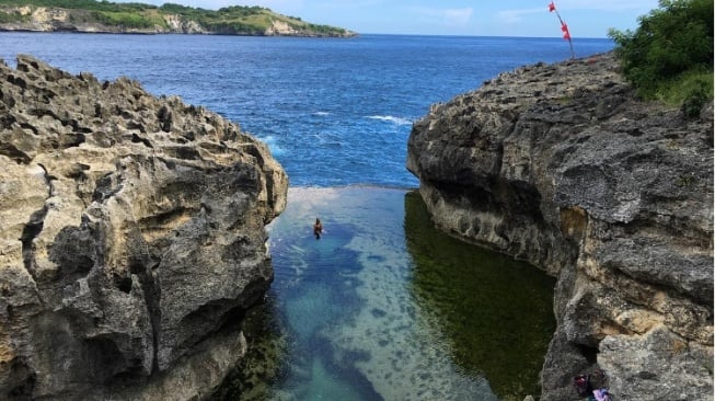 Lembah Angel's Billabon di Nusa Penida yang Sempat Viral di Media Sosial