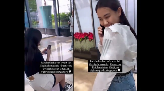 Fuji dan Aaliyah seproyek yang sama (instagram)