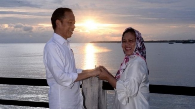 Presiden Joko Widodo (Jokowi) dengan Ibu Negara Iriana. [Instagram/kemensetneg.ri]