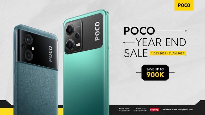 Harga HP Poco Terbaru Desember 2023, Promo Akhir Tahun Diskon Rp 900 Ribu