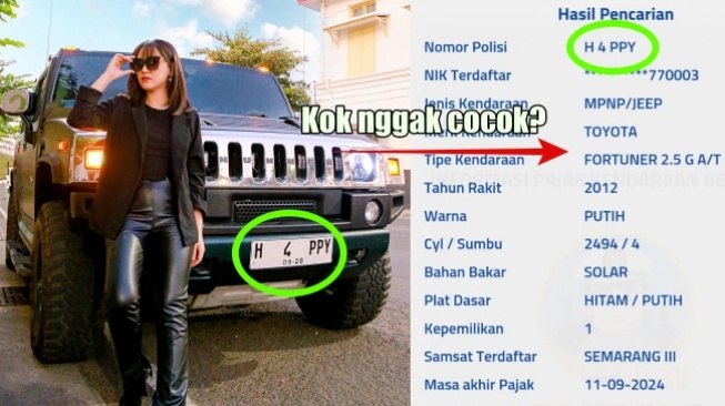 Pose Menawan Happy Asmara dengan Mobil Garang Harga Miliaran, Plat Nomor Ada yang Janggal