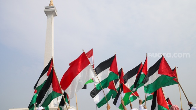 Aksi Munajat Kubro 212 untuk Kemerdekaan Palestina