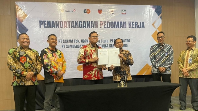 Saling Bersinergi, Antam dan Kodam XVI/Pattimura Kerja Sama Melakukan Pengamanan di Wilayah Operasi Maluku Utara